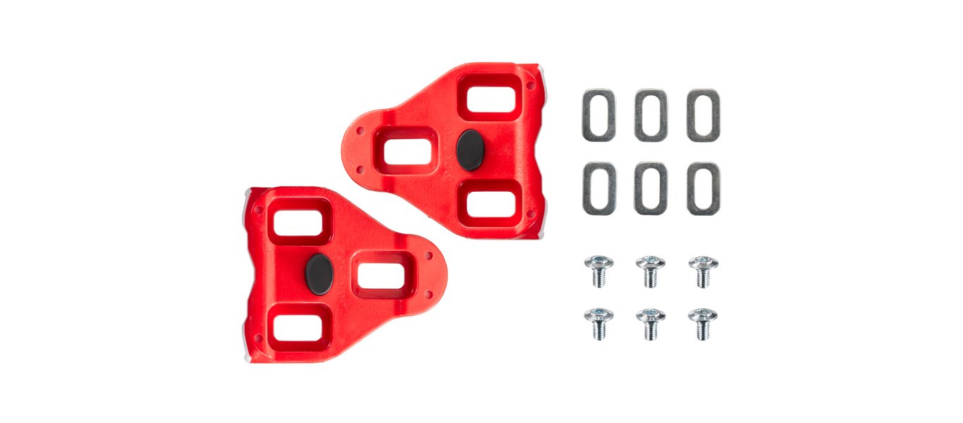 Look, Delta, Cleats, Red, 9deg