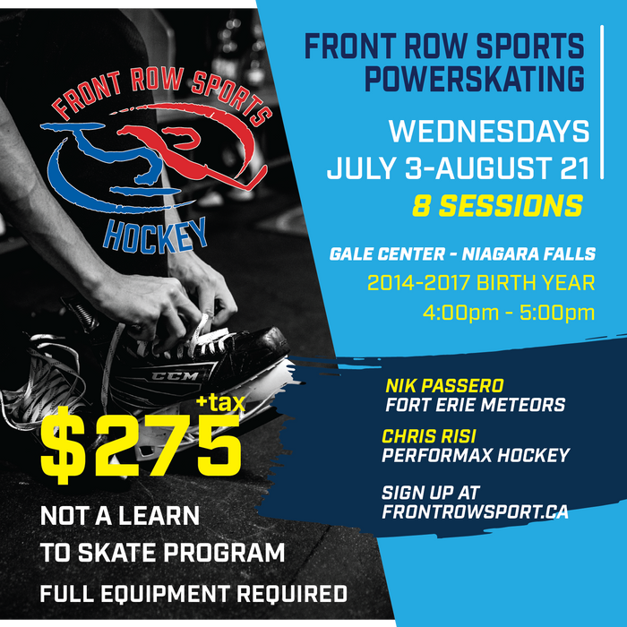Front Row Sports Powerskating Camp