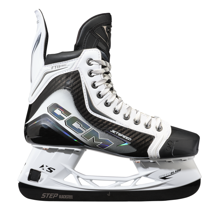 CCM JS FT8 Pro White Skates INT