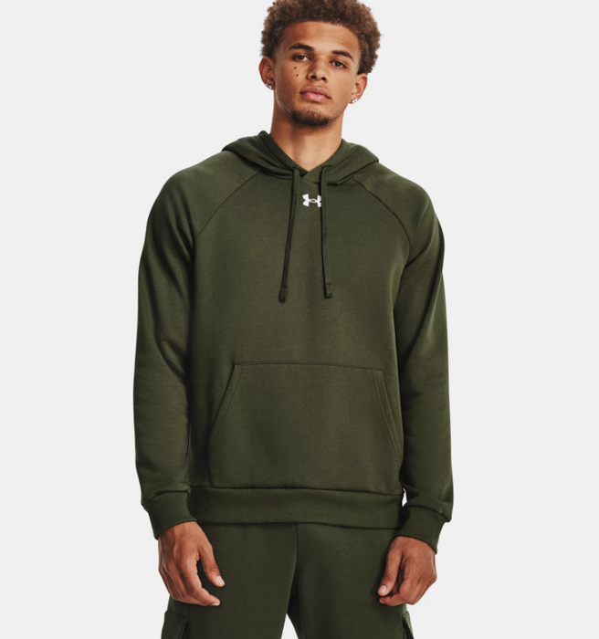 UA M RIVAL FLEECE HOODIE