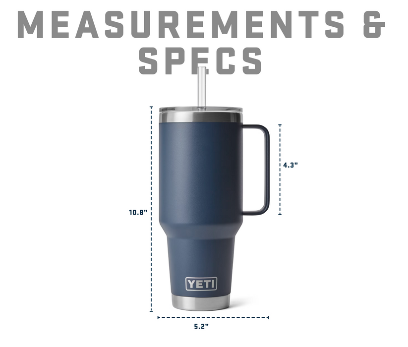 YETI RAMBLER 42oz STRAW MUG