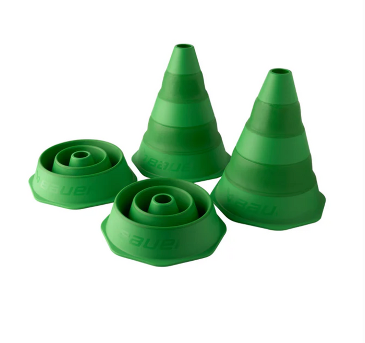 Bauer Collapsible Training Cones (4 Pack)