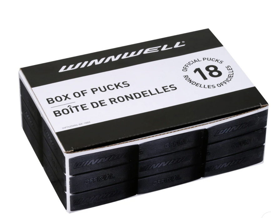 Winnwell Box of 18 Pucks