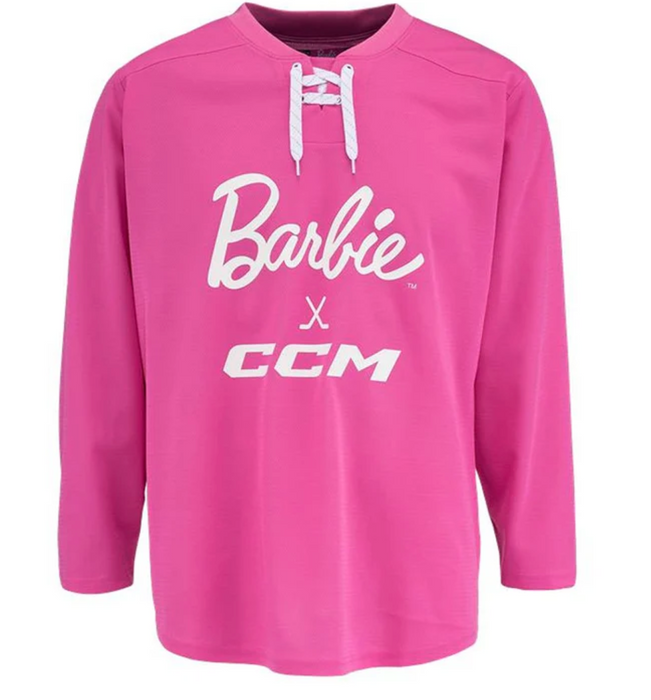 CCM Barbie Branded Jersey WOMENS (Pink and White)