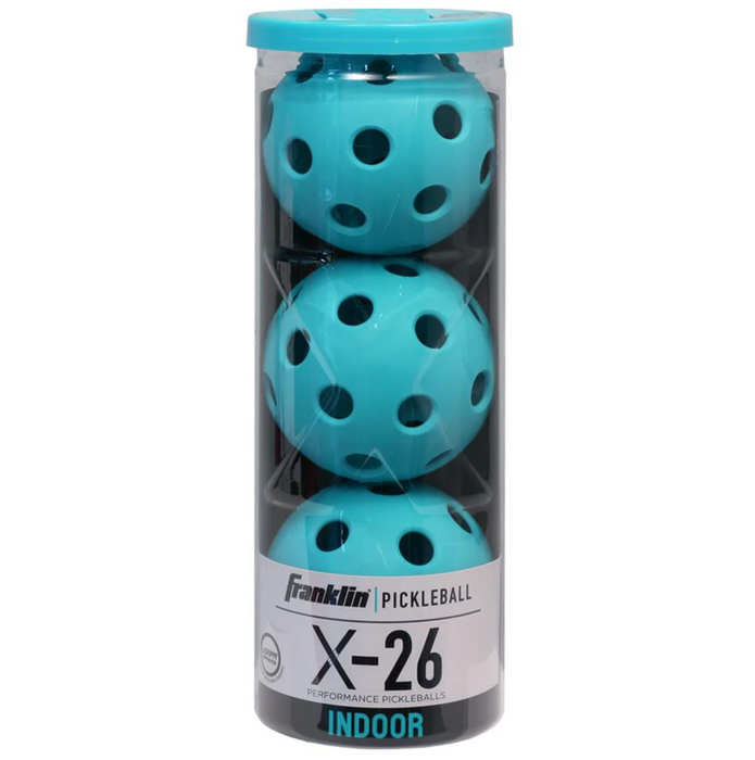 Franklin X-26 INDOOR Pickleball 3 Pack Tube