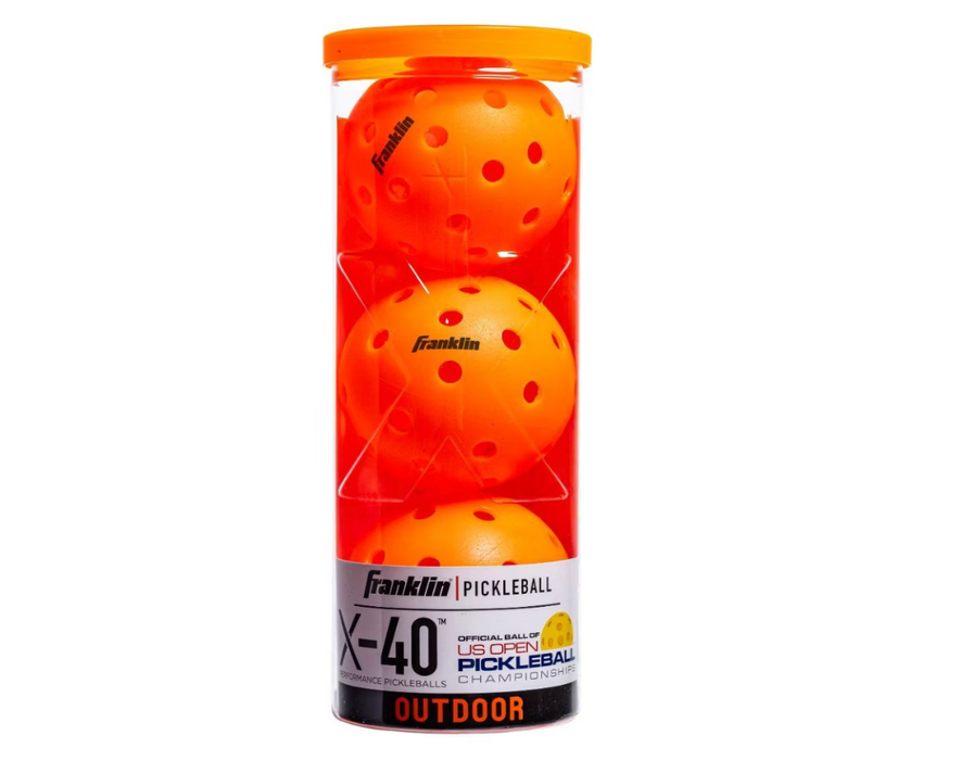 Franklin X-40 OUTDOOR Pickleball 3 Pack Tube
