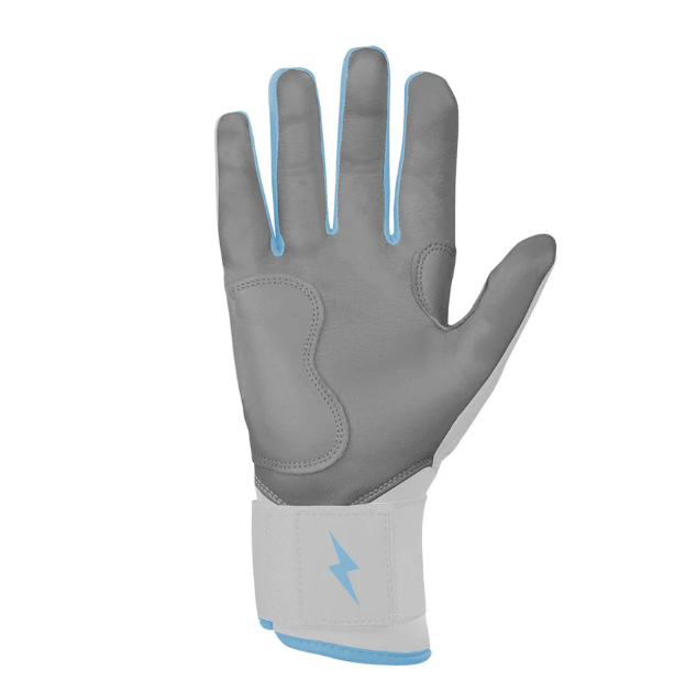 Bruce Bolt Chrome Series Long Cuff Batting Gloves YTH