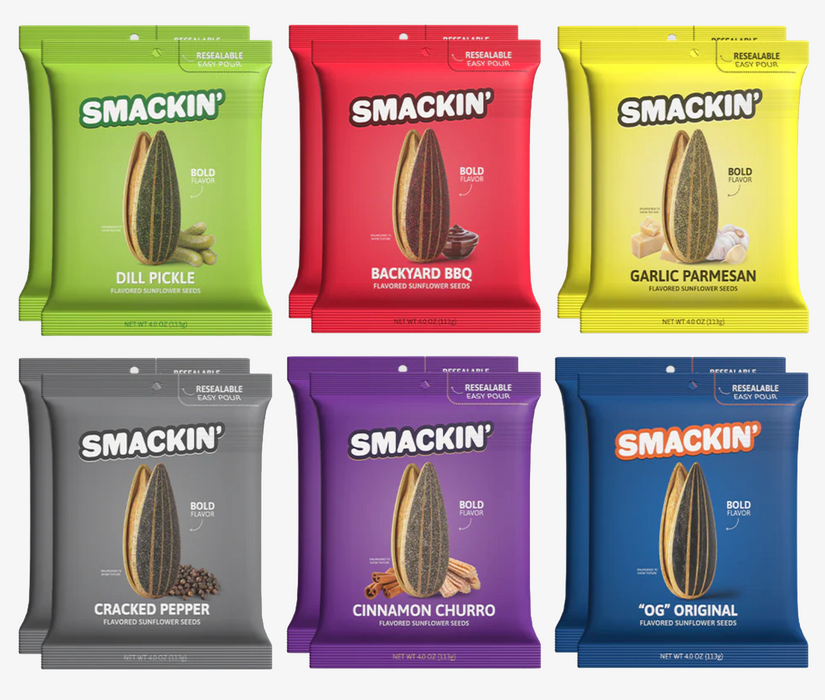 SMACKIN' SUNFLOWER SEEDS 4oz