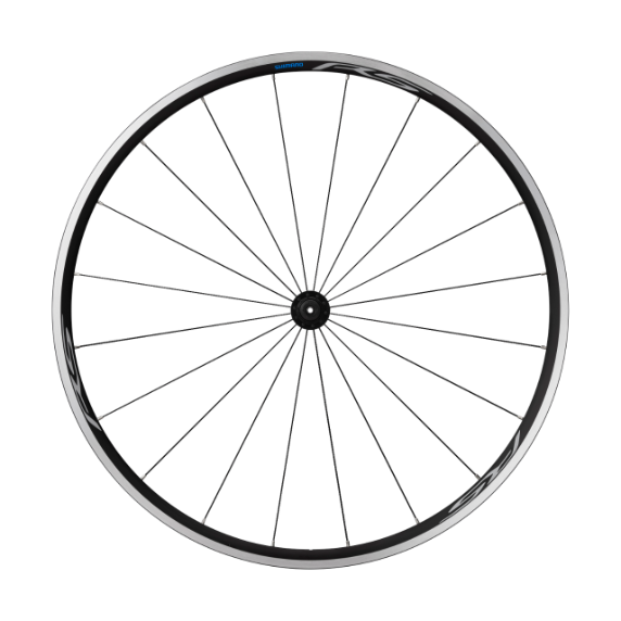WHEEL, WH-RS100, FRONT, 20H, OLD:100MM, QR:133MM, CLINCHER, BLACK, W/RIM TAPE