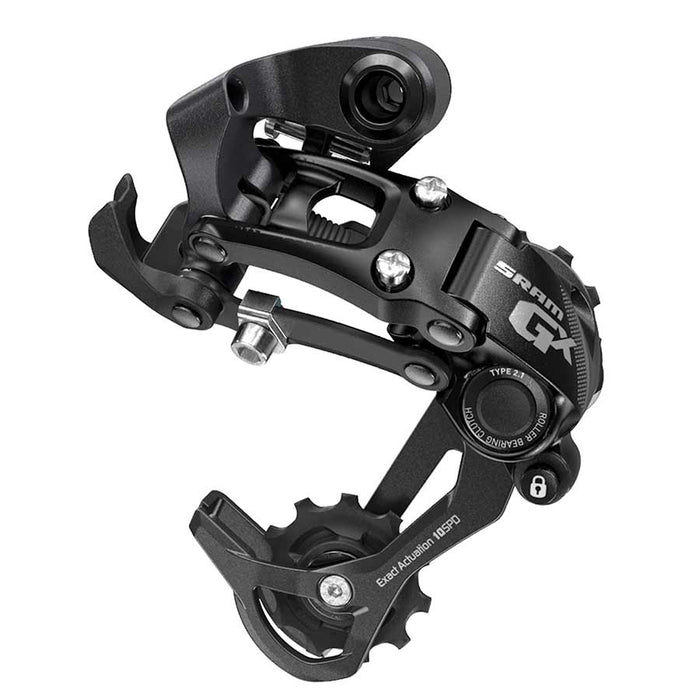 Sram, GX Type 2, Rear derailleur, 10sp., Long cage, Black