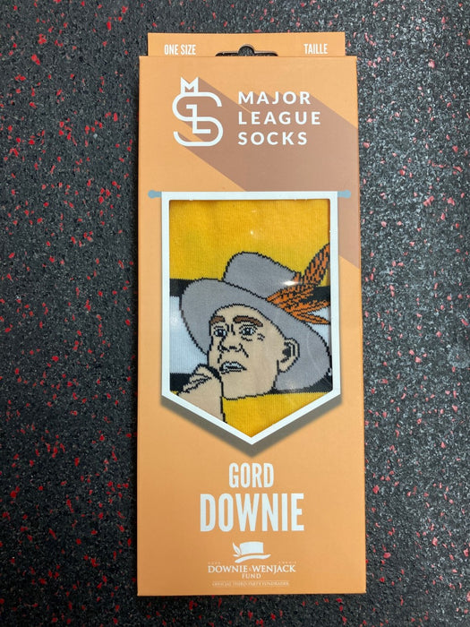 Major League Socks - Gord Downie (Yellow)