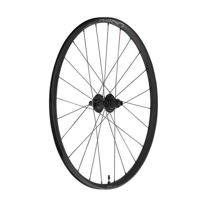 WHEEL, WH-MT601-29, REAR, RIM 29, 24H, FOR 12-S, R:12MM E-THRU, TUBELESS, OLD:142MM, BLACK, W/TUBELESS TAPE, FOR CL DISC
