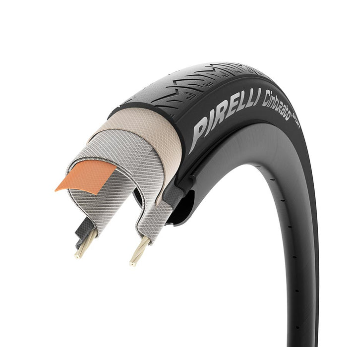 Pirelli, Cinturato Sport, Road Tire, Folding, Clincher, PRO, TechWALL+, 60tpi