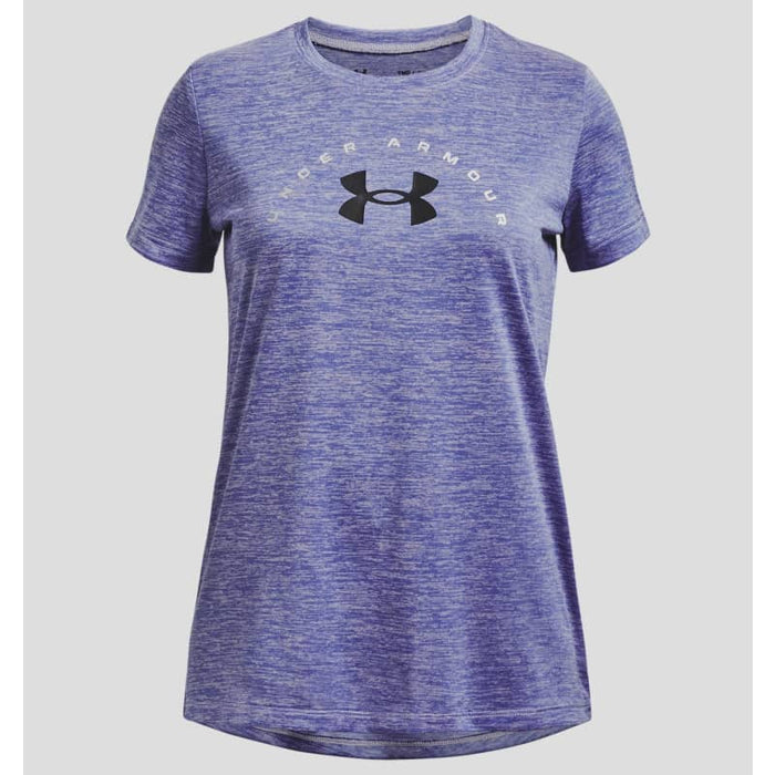 Girls' UA Tech™ Twist Big Logo Short Sleeve