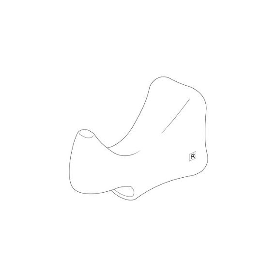 Small_Parts BL-1055 RIGHT & LEFT BRACKET COVERS (PAIR/BLACK)