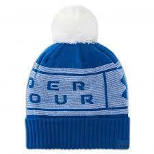 UA Big Logo Pom Beanie
