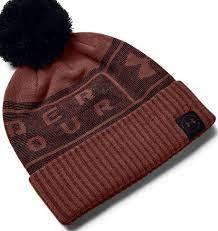UA Big Logo Pom Beanie