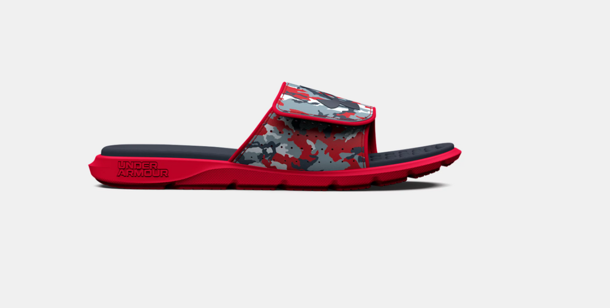 Ignite Pro Slides UA B IGNITE PRO GRH STRP SLIDES — Front Row Sports LTD