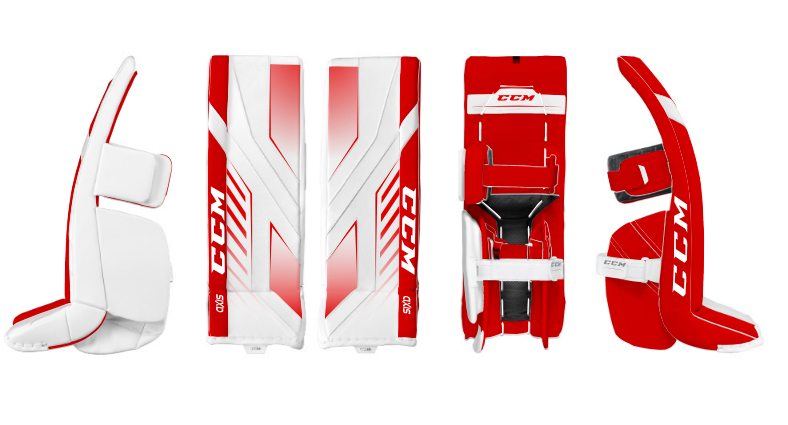 CCM AXIS GOAL PADS - FRS CUSTOMS - SR