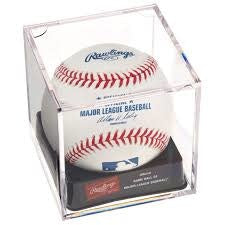 Rawlings Official Major League Baseball with Display Cube