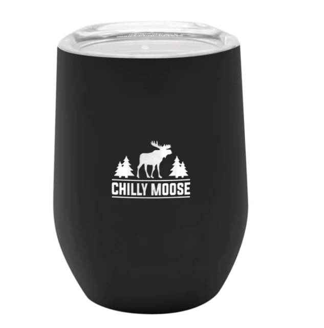 CHILLY MOOSE 12OZ BOATHOUSE WINE TUMBLER
