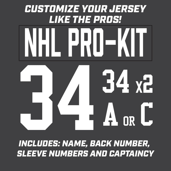 CUSTOM NAME/NUMBER - NHL JERSEY
