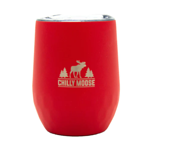 CHILLY MOOSE 12OZ BOATHOUSE WINE TUMBLER