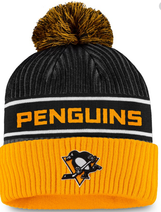 Fanatics Authentic Pro Locker Room Cuffed Pom Knit Hat