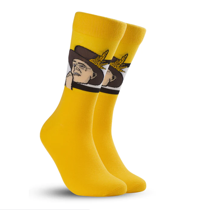 Major League Socks - Gord Downie (Yellow)