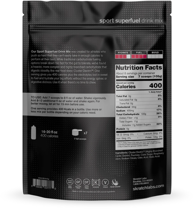 SKRATCH SUPERFUEL DRINK MIX 840G